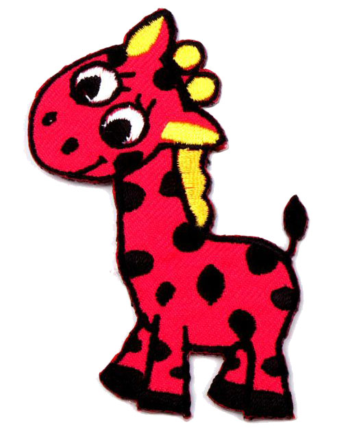Nažehľovačka Žirafka červená