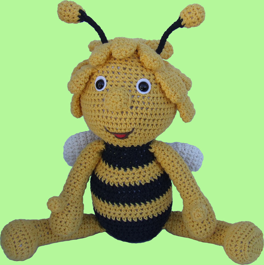Včielka Maja háčkovaná - ručná práca
