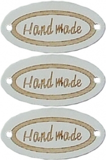 Štítok s nápisom Hand Made 